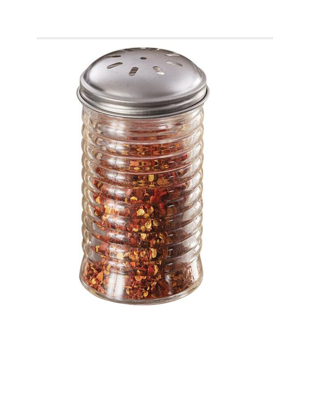 12 OZ GLASS SPICE SHAKER W/LID