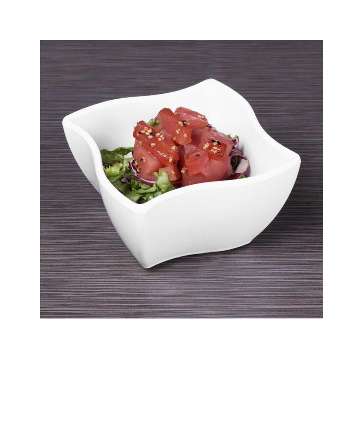 24 OZ SQUARE MELAMINE BOWL