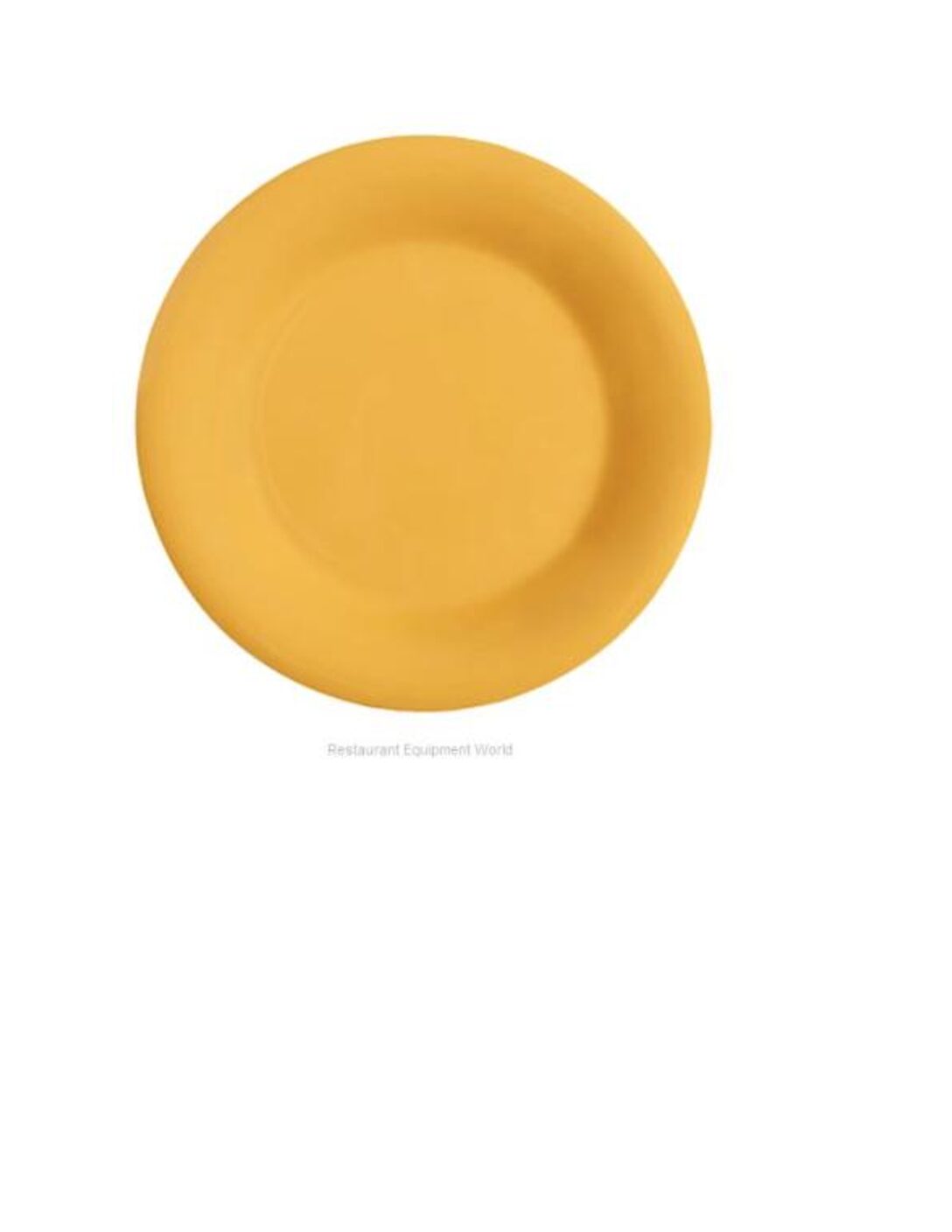 PLATE, YELLOW ROUND