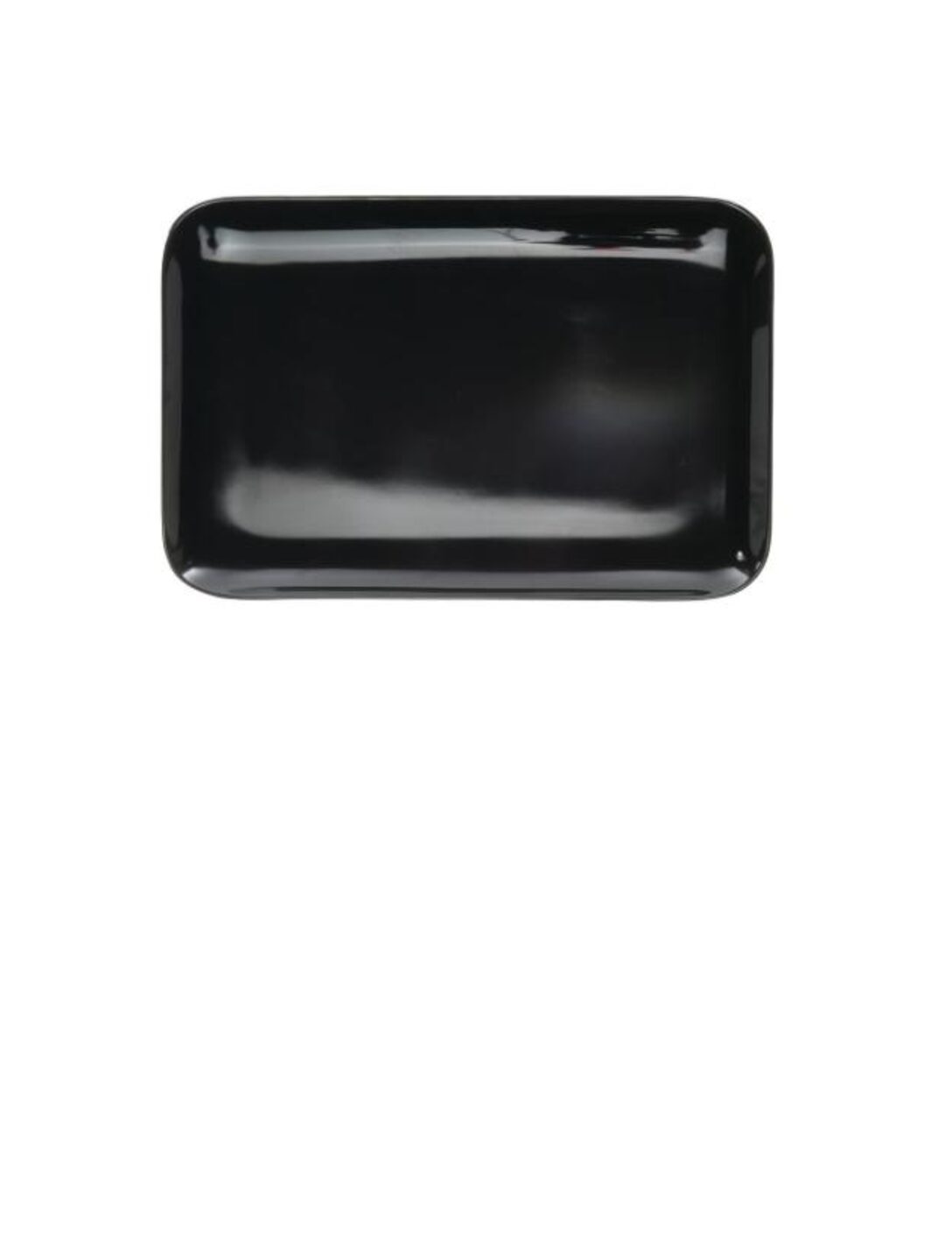 LOW PROFILE BLACK MELAMINE TRAY