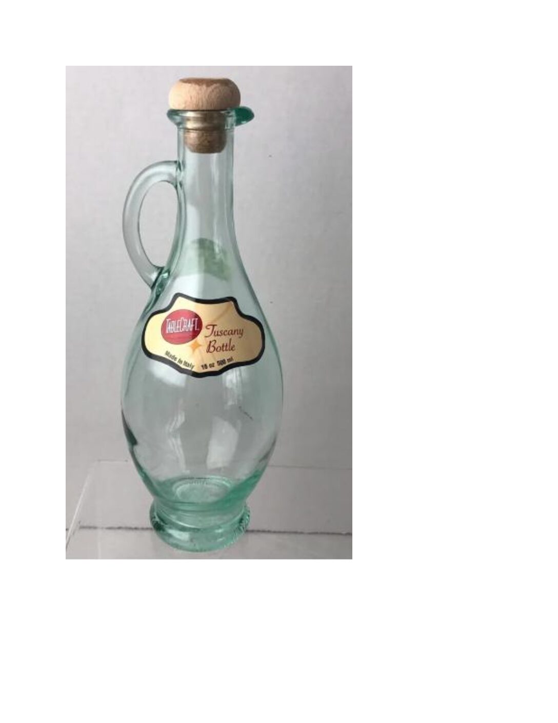 16 OZ. OLIVE OIL BOTTLE W/STOPPER