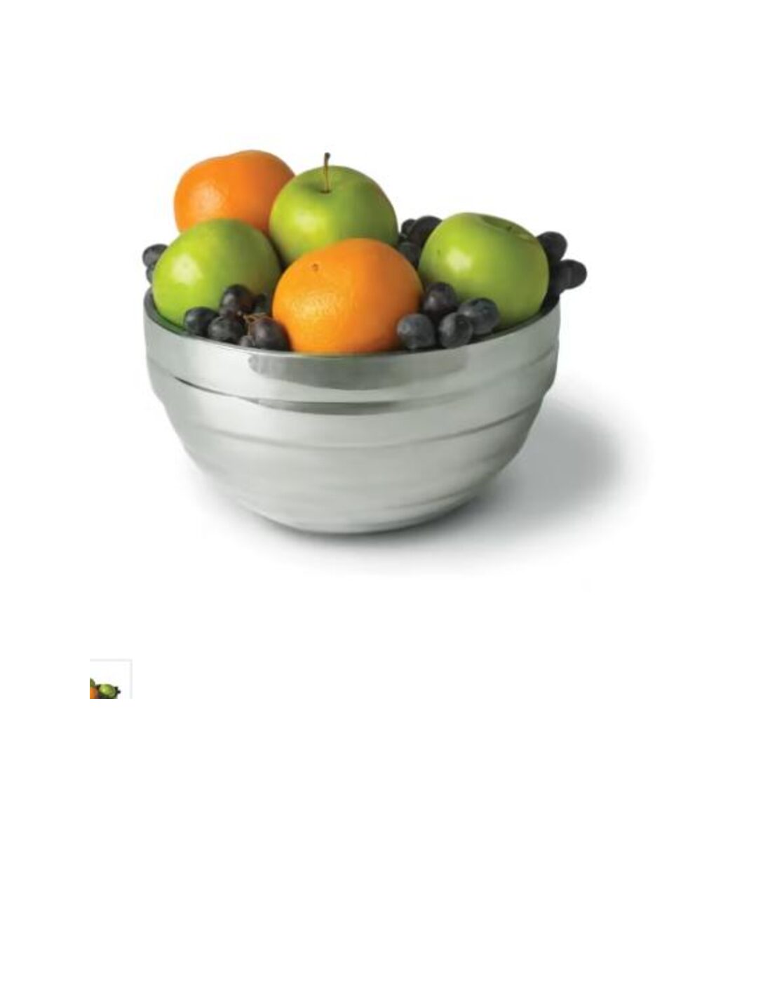 STAINLESS STEEL 3.4 QT SERVING BOWL