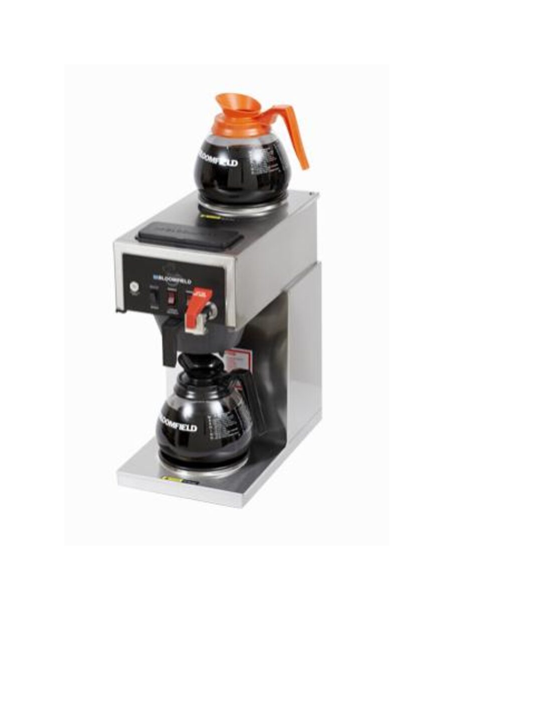 COFFEE BREWER WITH DUAL WARMERS