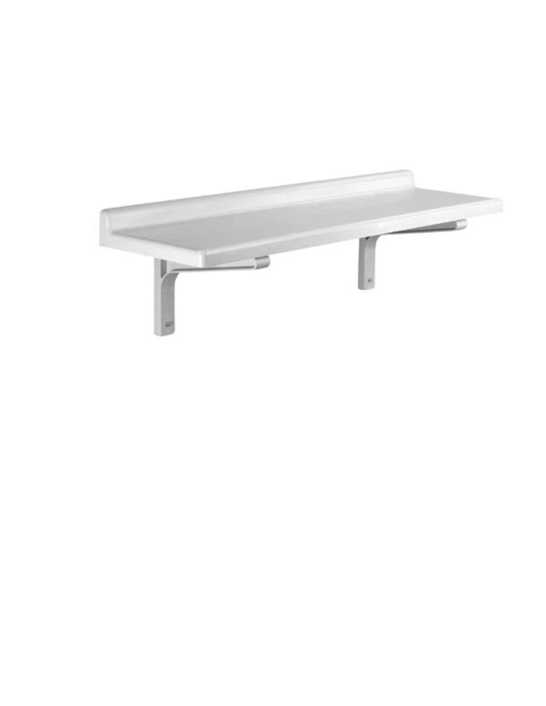 18" X 48" WALL SHELF - SPECKLED GREY