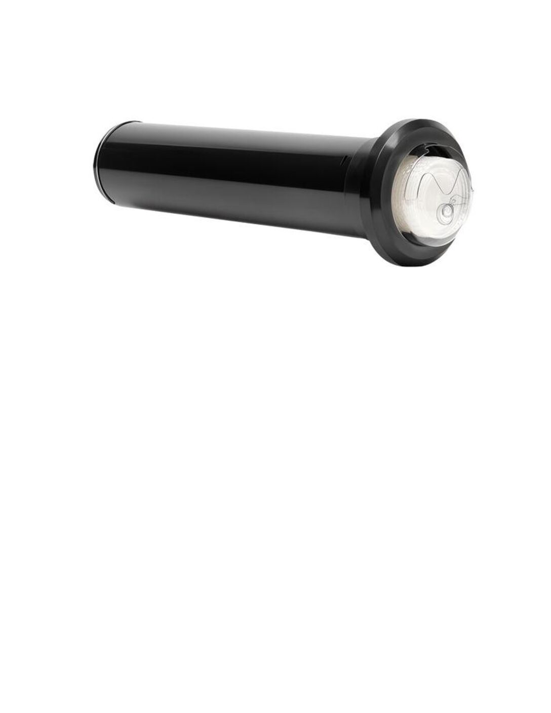22" BLACK ABS PLASTIC IN-COUNTER LID DISPENSER