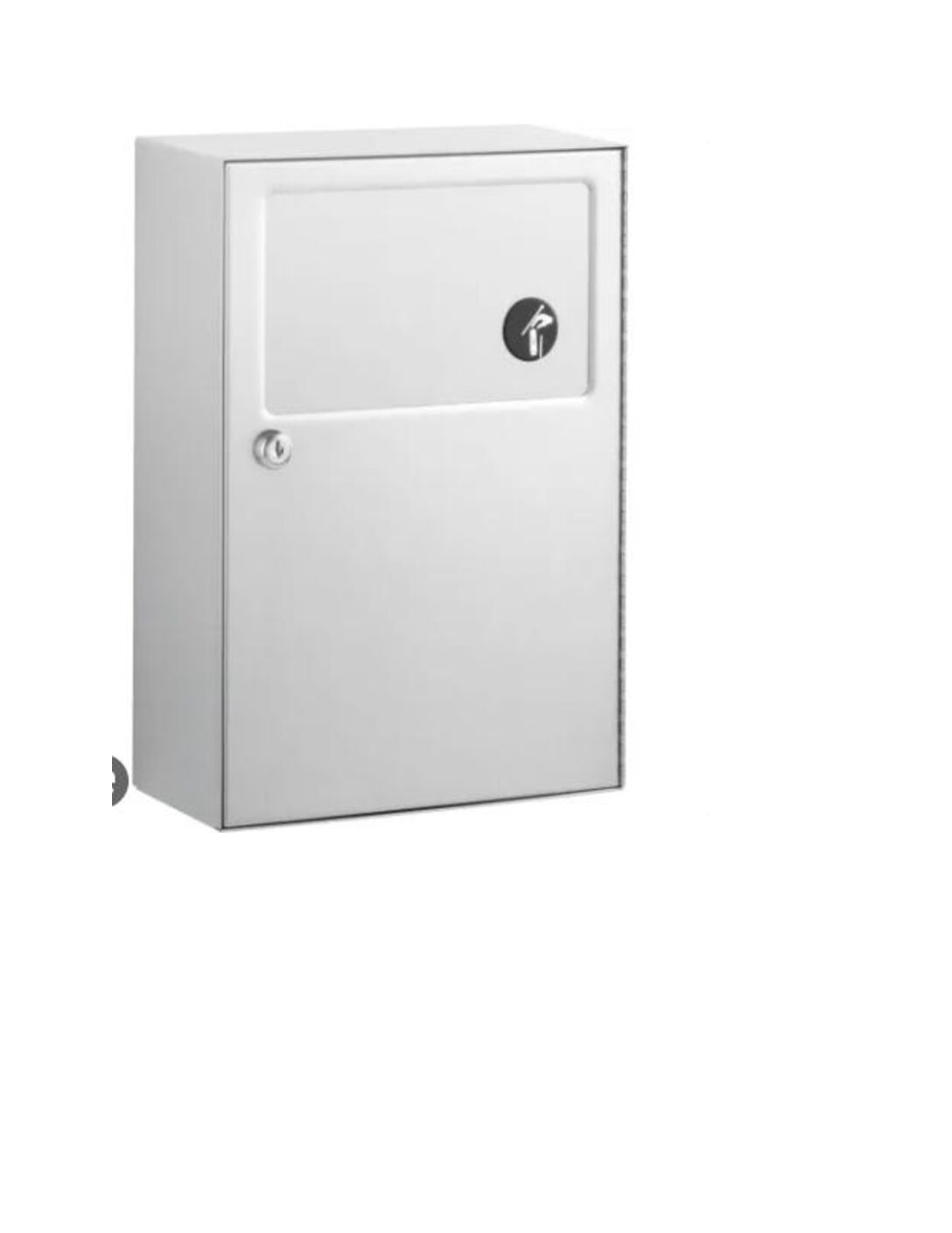SURFACE-MOUNTEDSANITARY DISPOSAL RECEPTACLE
