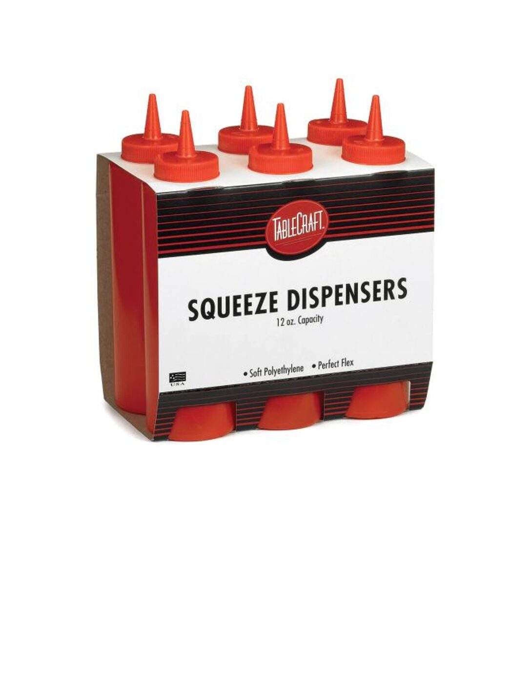 12 OZ SQUEEZE DISPENSERS - 6/PK (KETCHUP)